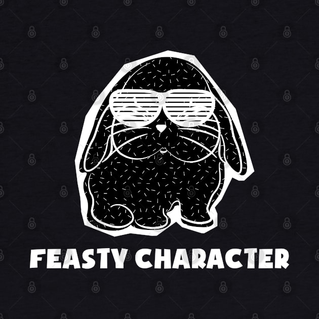 Feaster character Bunny with glasses by CraftCloud